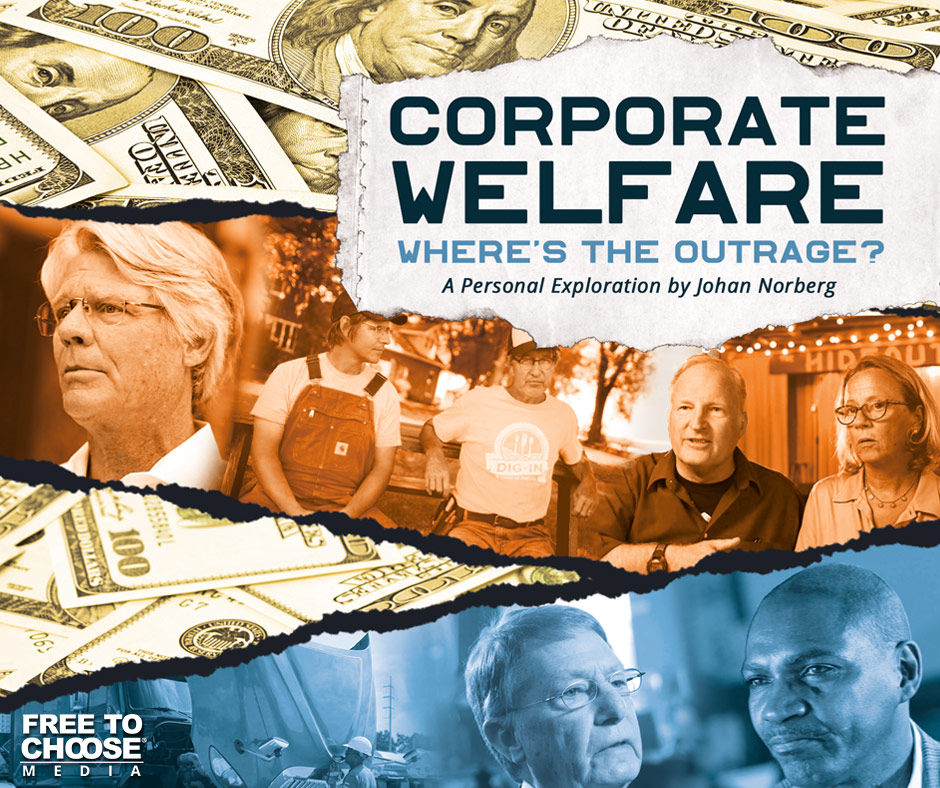 COMING SOON! TWO FREE SCREENINGS OF Corporate Welfare: Where’s the Outrage?