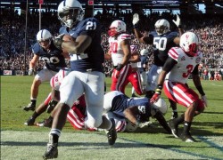 PSU’s Green scores two touchdowns in loss to Cornhuskers