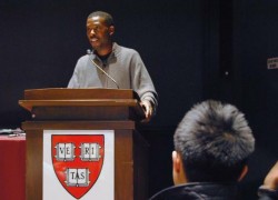 Member of the Wu-Tang Clan visits Harvard