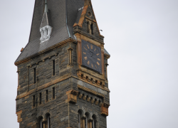 Hands stolen off clock tower at Georgetown U.