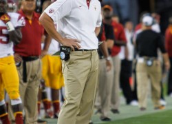 USC’s Kiffin walks out of interview after one question