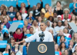 Obama says Romney suffers from “Romnesia”