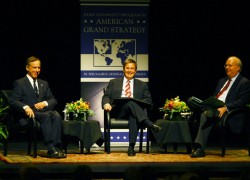 Karl Rove, Howard Dean joke and debate foreign, domestic policy