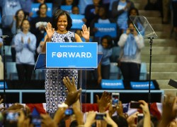 Michelle Obama emphasizes the importance of voting in North Carolina