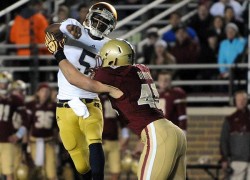 Notre Dame stays perfect with road win over Boston College