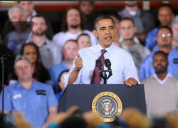 Obama enters into right-to-work battle